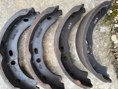 Références des Mâchoires freins AR d’origine Châssis Alko